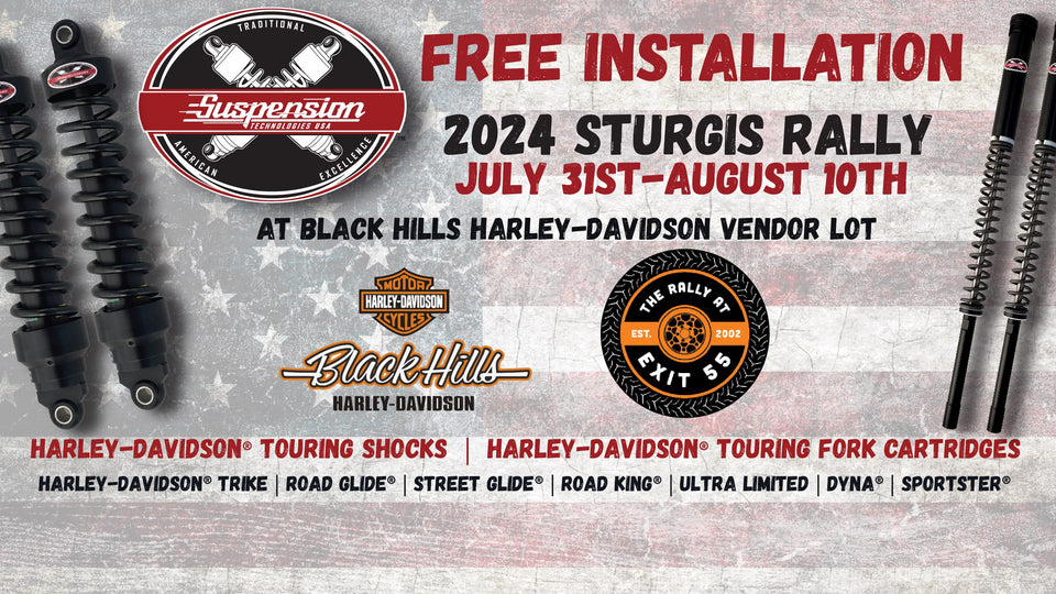 Suspension Technologies doing Free Installs at 2024 Sturgis Rally