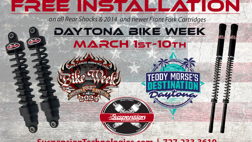 Daytona Bike Week March 110, 2024 Suspension Technologies USA
